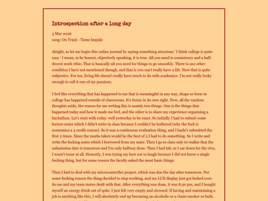 essay2/introspection screenshot