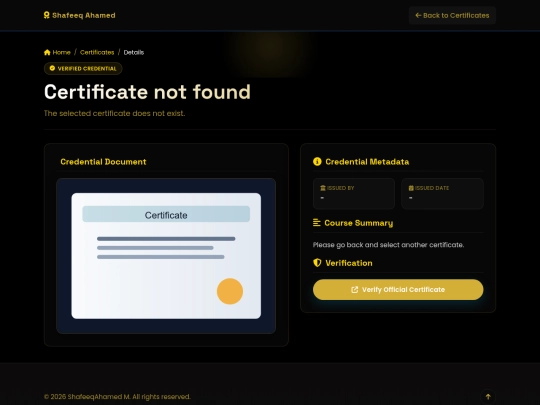 certificate screenshot