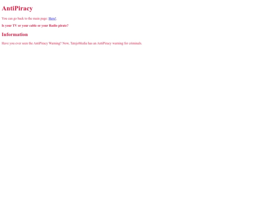 antipiracy screenshot