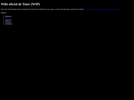 spanishtranslationsfrompages/taterwiki/wiki screenshot