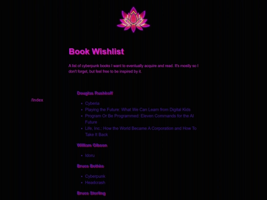 books-wishlist screenshot