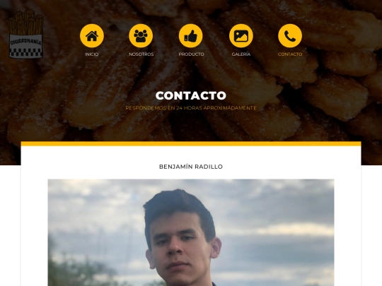 churromania/contacto screenshot