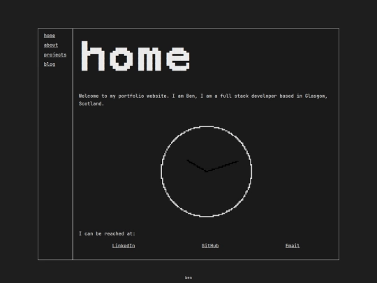pages/home screenshot