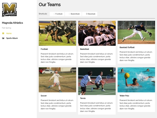 athletics screenshot