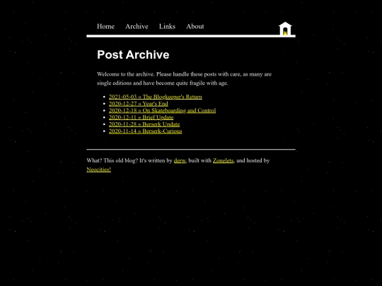 archive screenshot