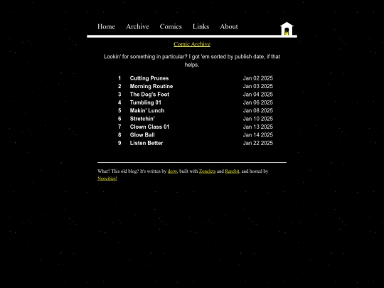 comicArchive screenshot