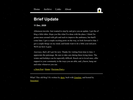 posts/2020-12-11-Brief-Update screenshot