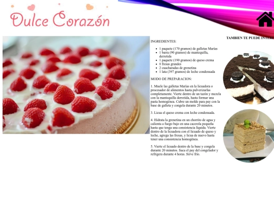 PAY DE QUESO CON FRESAS screenshot