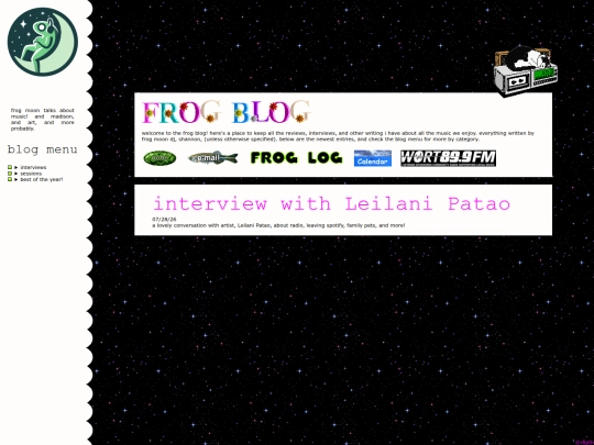 posts/interviews screenshot