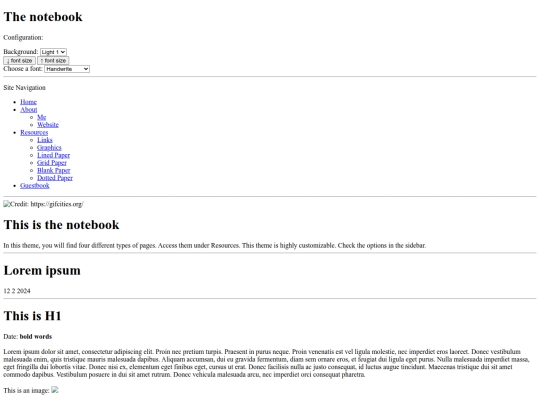 index screenshot