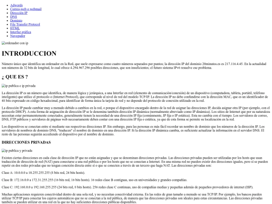 AMARILLO/direccion-ip screenshot