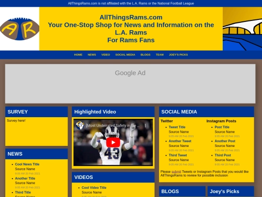 EXT/ALL_THINGS_RAMS screenshot