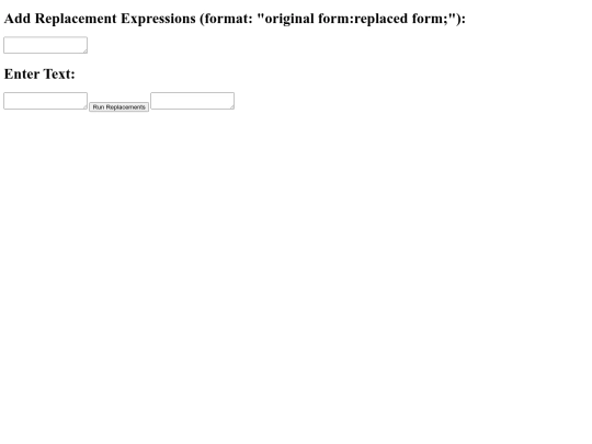 LANG/REGEXER screenshot