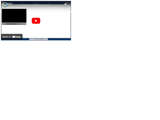 videoembeddedtutorial/iframe screenshot