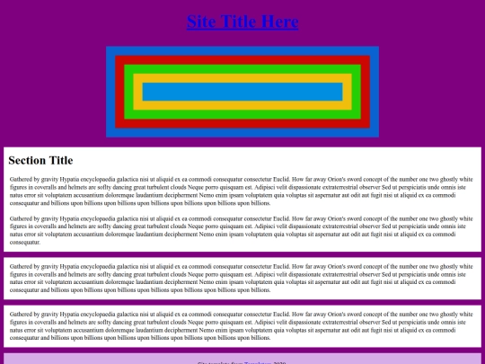 test screenshot
