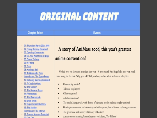 index screenshot