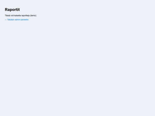 reports screenshot