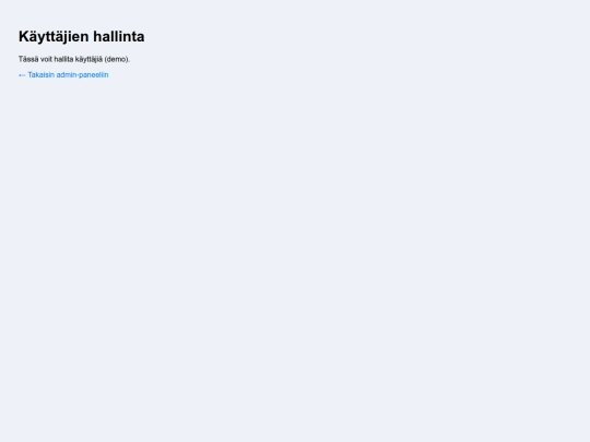 users screenshot