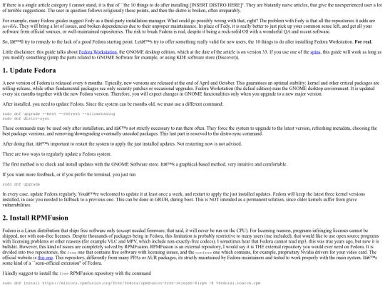 10fedora screenshot