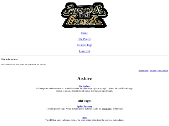 archive screenshot