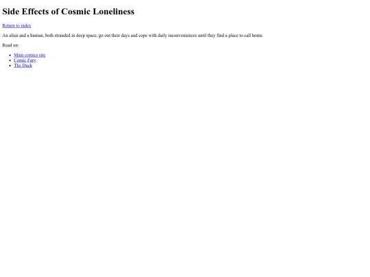 cosmicloneliness/page screenshot