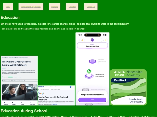 Education screenshot