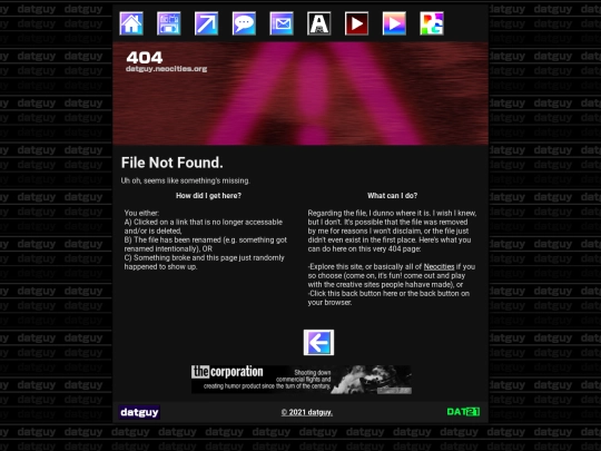 not_found screenshot