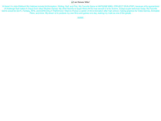 aboutme screenshot