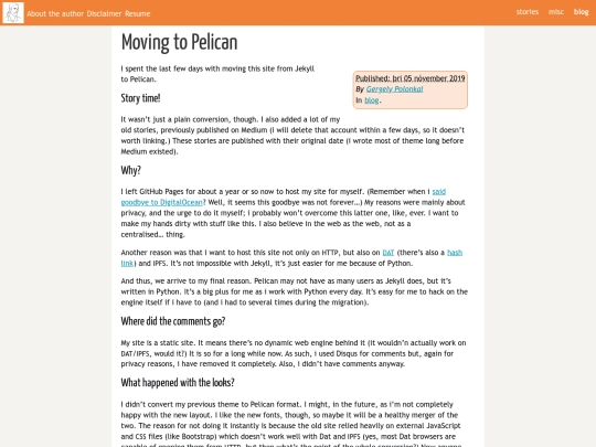 moving-to-pelican screenshot