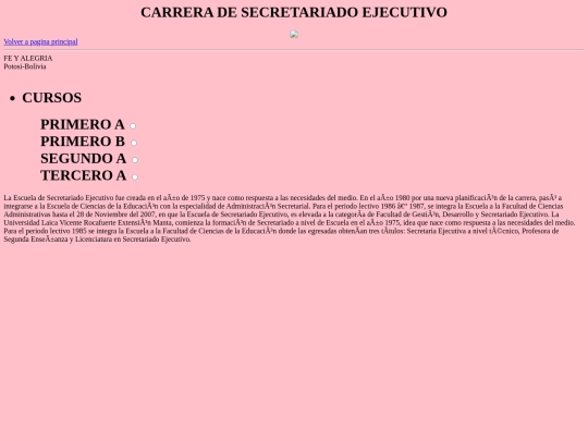 secretariado screenshot