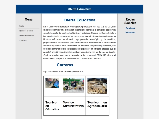 Oferta Educativa screenshot