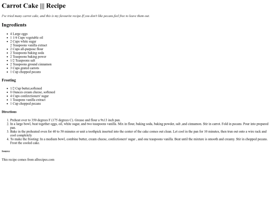 myrecipe screenshot