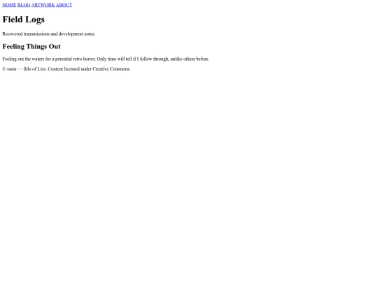 blog screenshot