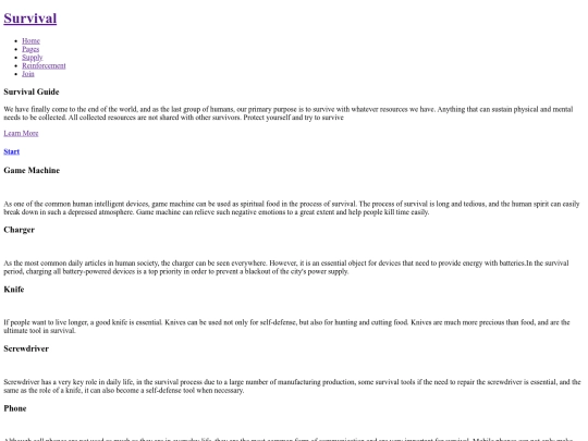 index screenshot