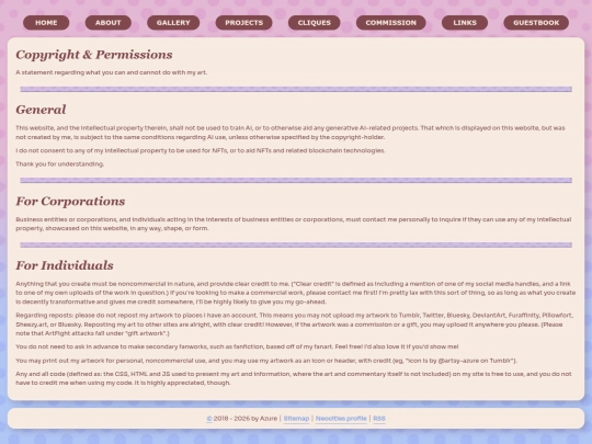 copyright screenshot