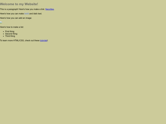 test screenshot