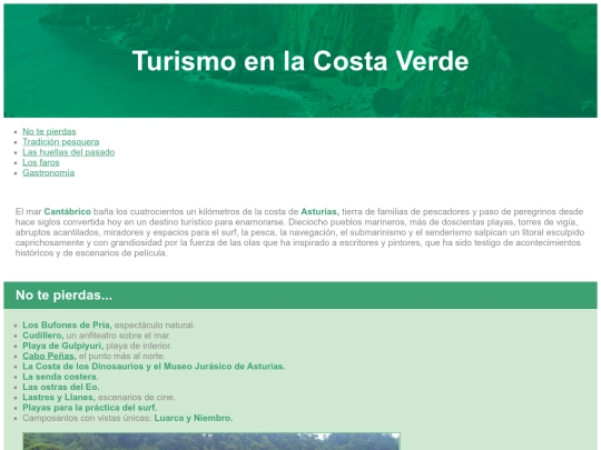 tareaCostaVerde/turismo screenshot