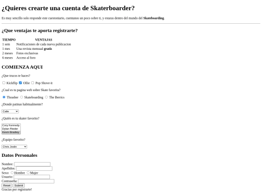 tareaHtml5/formulario screenshot