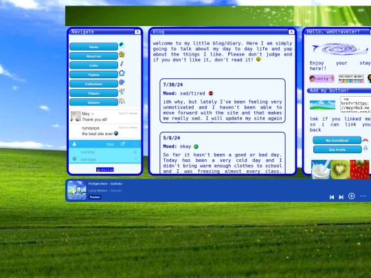 blog screenshot