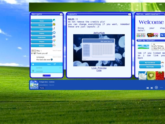 layouts screenshot