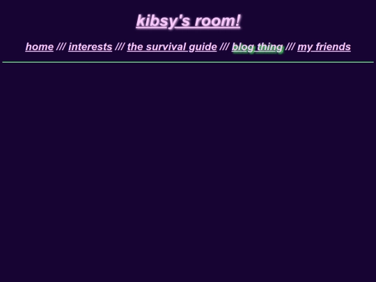 blog screenshot