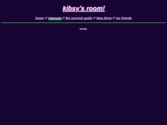 interests screenshot