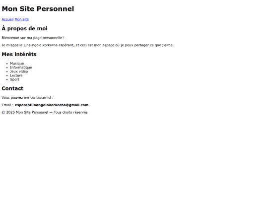 index screenshot