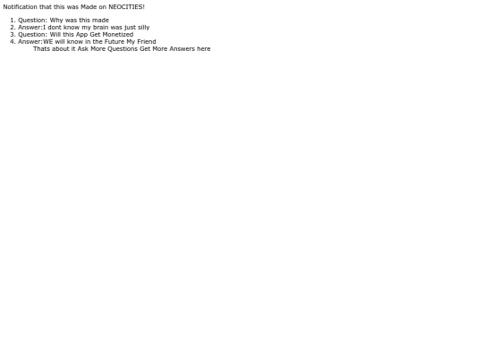 The Q&A/QA screenshot