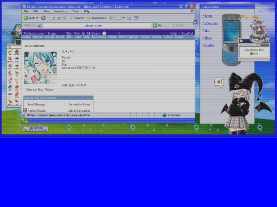 aboutme screenshot
