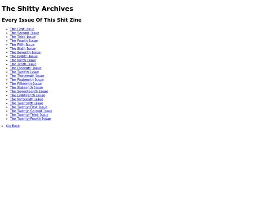 Archive screenshot