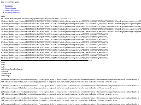 fonts/sourcesanspro-regular-demo screenshot
