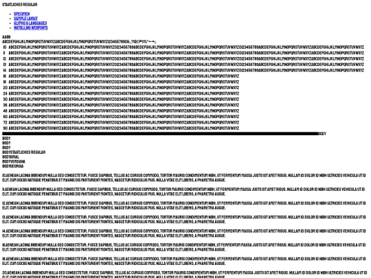 fonts/staatliches-regular-demo screenshot