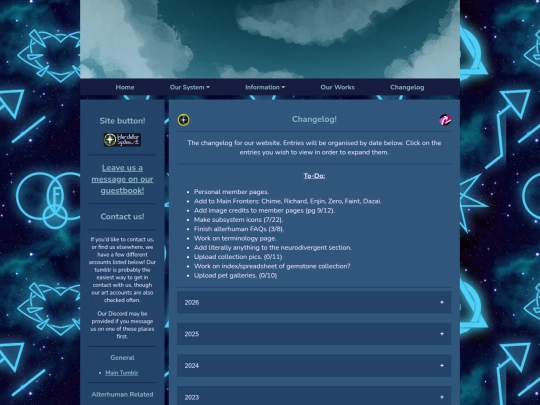 changelog screenshot