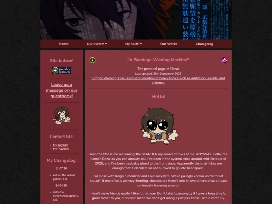 memberspaces/d/wasteofbandages screenshot